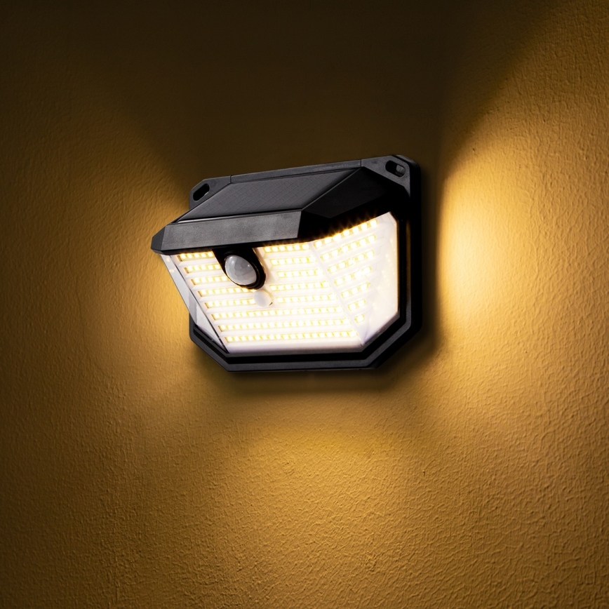 Brilagi - LED solcell väggbelysning med sensor WALLIE LED/4W/5,5V 3000K IP65