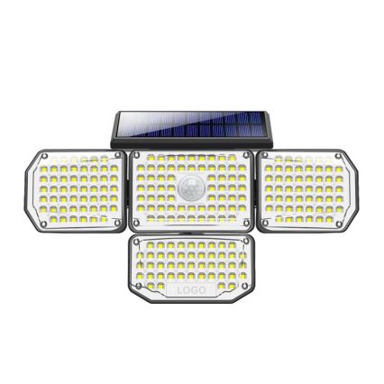 Brilagi - LED solcell väggbelysning med sensor WALLIE LED/5W/5,5V IP65
