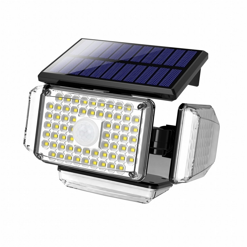 Brilagi - LED solcell väggbelysning med sensor WALLIE LED/5W/5,5V IP65