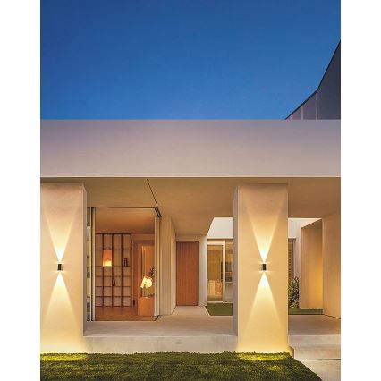 Brilagi - LED solcell väggbelysning PYRAMID LED/2W/3,2V 1300 mAh IP54