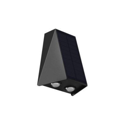 Brilagi - LED solcell väggbelysning PYRAMID LED/2W/3,2V IP54