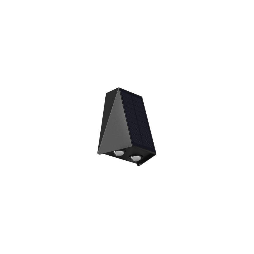 Brilagi - LED solcell väggbelysning PYRAMID LED/2W/3,2V IP54
