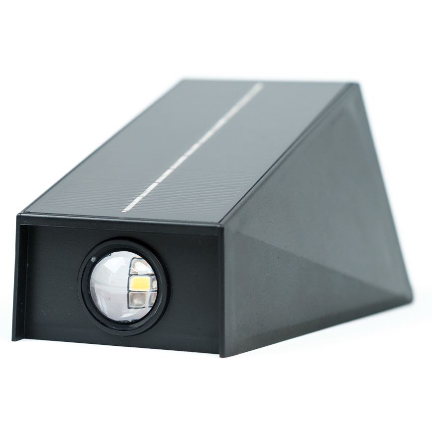 Brilagi - LED solcell väggbelysning PYRAMID LED/2W/3,2V IP54