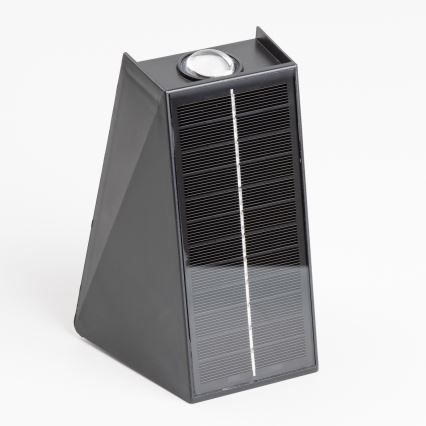 Brilagi - LED solcell väggbelysning PYRAMID LED/2W/3,2V IP54