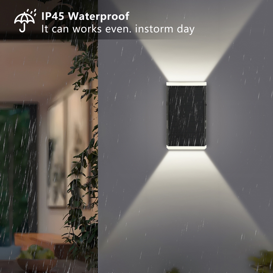 Brilagi - LED solcell väggbelysning SOL GUARD LED/2W/3,7V 2000 mAh IP45