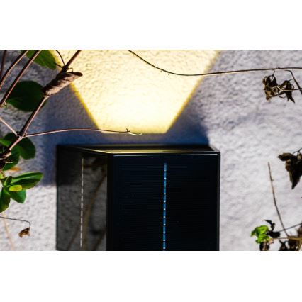 Brilagi - LED solcell väggbelysning SOLAR CUBE LED/2W/3,2V 1300 mAh IP54