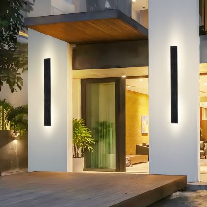 Brilagi - Dimbar LED-solcellsdriven väggarmatur SUN LED/5,5W/230V 100 cm 6000 mAh IP44