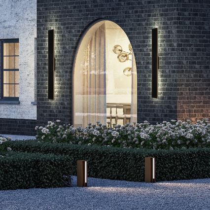 Brilagi - Dimbar LED-solcellsdriven väggarmatur SUN LED/5,5W/230V 100 cm 6000 mAh IP44