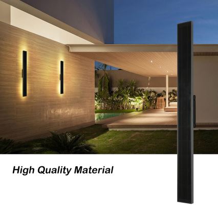 Brilagi - Dimbar LED-solcellsdriven väggarmatur SUN LED/5,5W/230V 100 cm 6000 mAh IP44