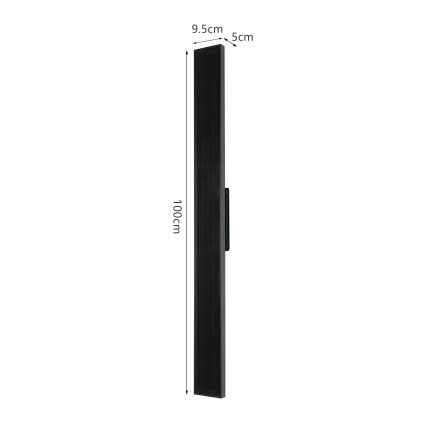 Brilagi - Dimbar LED-solcellsdriven väggarmatur SUN LED/5,5W/230V 100 cm 6000 mAh IP44