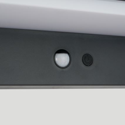 Brilagi - LED solcellsvägglampa med sensor SUN SENSE LED/10W/3,7V 4000 mAh IP44