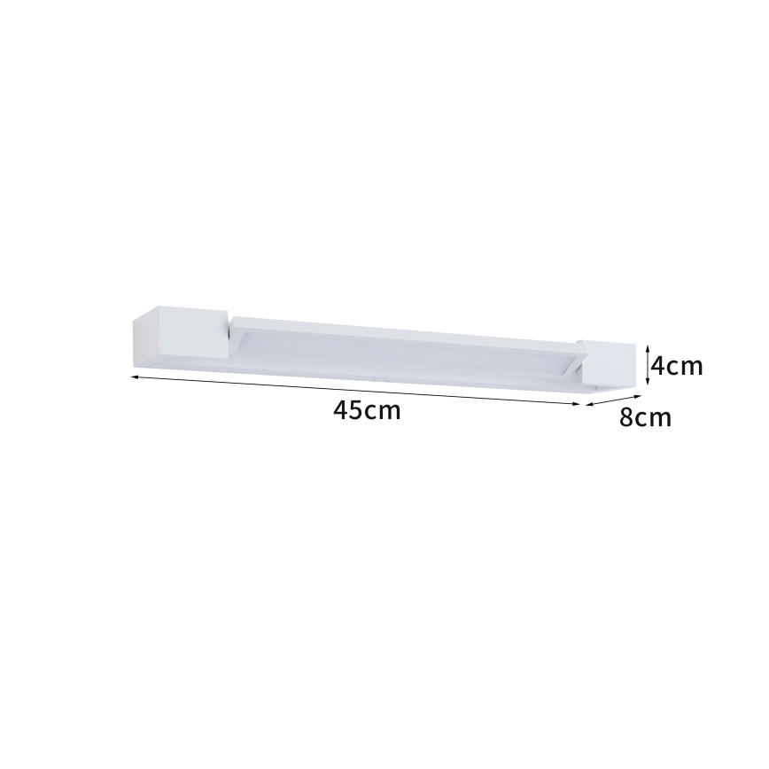 Brilagi - LED-belysning för badrumsspegel AQUA LINE LED/12W/230V 45 cm IP44 vit CRI 90