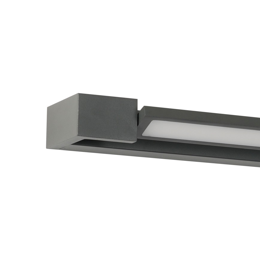 Brilagi - LED-spegelbelysning för badrum AQUA LINE LED/18W/230V 60 cm IP44 antracit