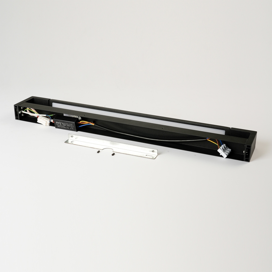 Brilagi - LED-spegelbelysning för badrum AQUA LINE LED/18W/230V 60 cm IP44 svart CRI 90