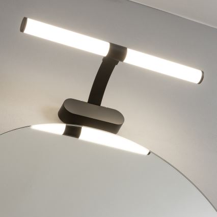 Brilagi - LED-belysning för badrumsspegel 2-i-1 TUBEO LED/6W/230V 40 cm IP44 svart