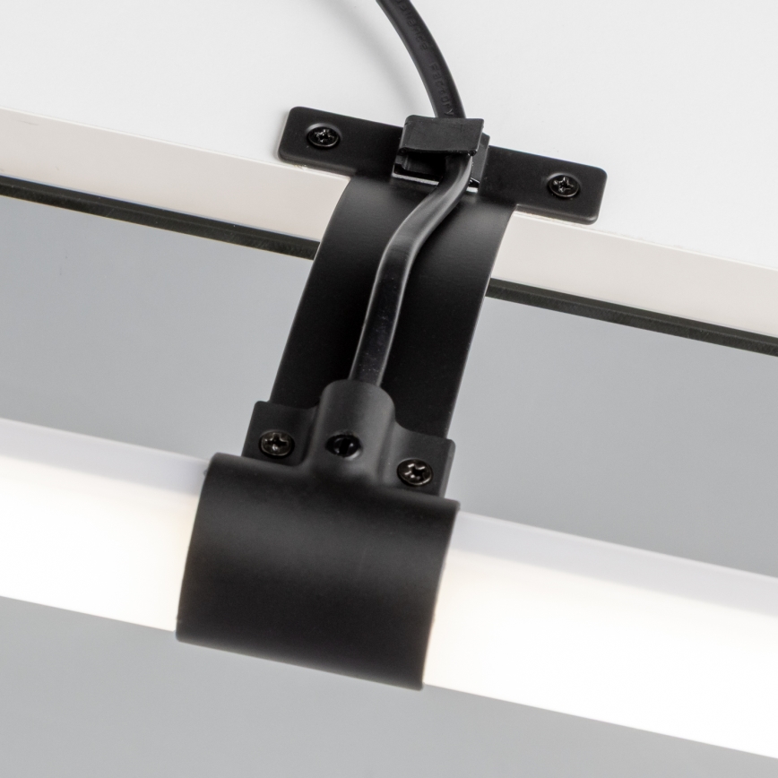 Brilagi - LED-belysning för badrumsspegel 2-i-1 TUBEO LED/6W/230V 40 cm IP44 svart
