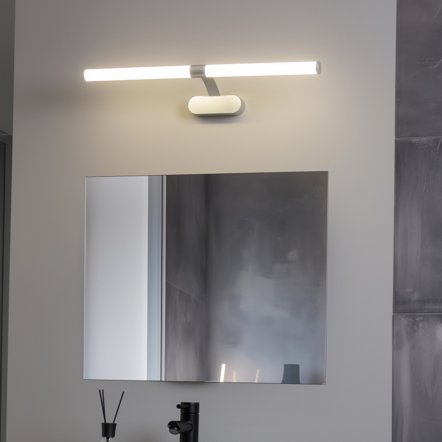 Brilagi - 2-i-1 LED-belysning för badrumsspegel TUBEO LED/8W/230V 60 cm IP44 silver