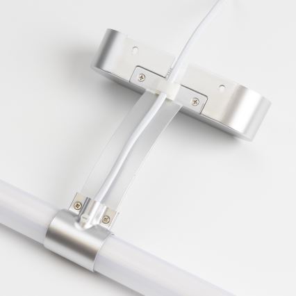 Brilagi - 2-i-1 LED-belysning för badrumsspegel TUBEO LED/8W/230V 60 cm IP44 silver