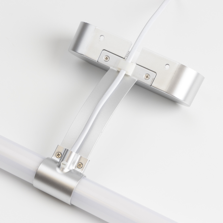 Brilagi - 2-i-1 LED-belysning för badrumsspegel TUBEO LED/8W/230V 60 cm IP44 silver