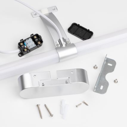 Brilagi - 2-i-1 LED-belysning för badrumsspegel TUBEO LED/8W/230V 60 cm IP44 silver