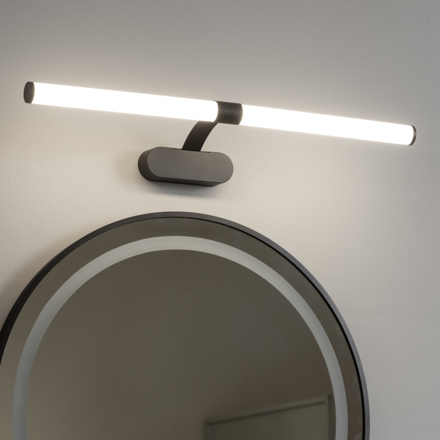 Brilagi - LED-badrumsspegelbelysning 2-i-1 TUBEO LED/8W/230V 60 cm IP44 svart