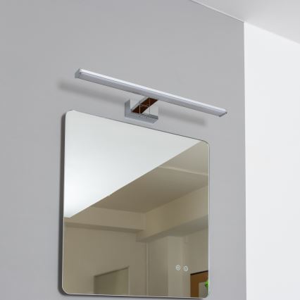 Brilagi - VESTRA 3-i-1 LED-spegelbelysning för badrum LED/12W/230V 60 cm IP44 blank krom