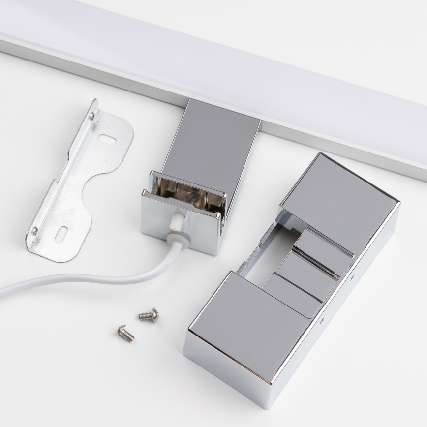 Brilagi - VESTRA 3-i-1 LED-spegelbelysning för badrum LED/12W/230V 60 cm IP44 blank krom