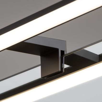 Brilagi - LED-belysning för badrumsspegel 3-i-1 VESTRA LED/6W/230V 30 cm IP44 svart