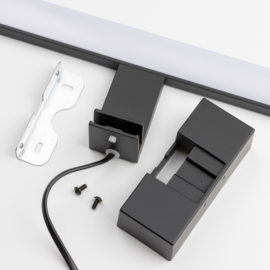 Brilagi - LED-belysning för badrumsspegel 3-i-1 VESTRA LED/6W/230V 30 cm IP44 svart
