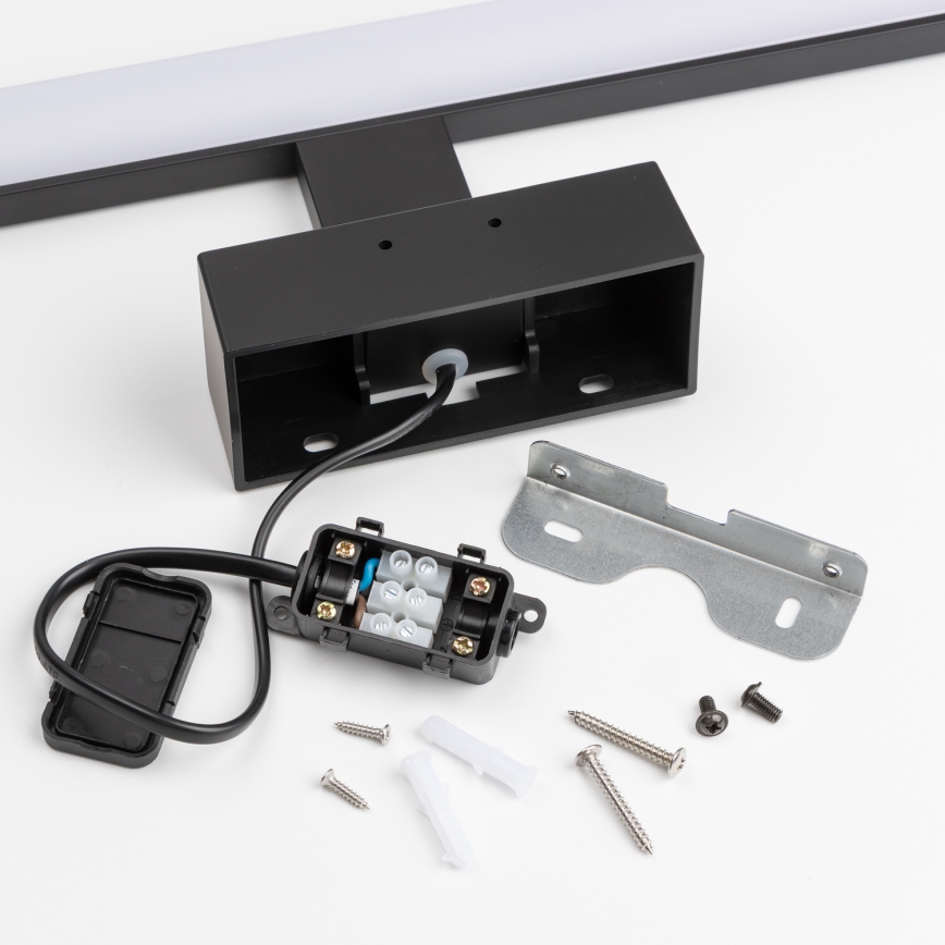Brilagi - LED-belysning för badrumsspegel 3-i-1 VESTRA LED/6W/230V 30 cm IP44 svart