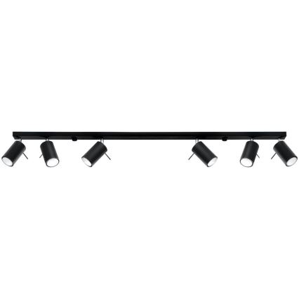 Brilagi -  LED Spotlight ASMUS 6xGU10/7W/230V svart