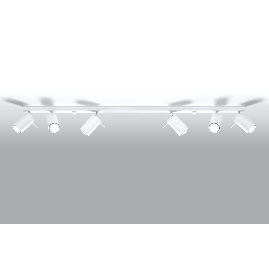 Brilagi -  LED Spotlight ASMUS 6xGU10/7W/230V vit