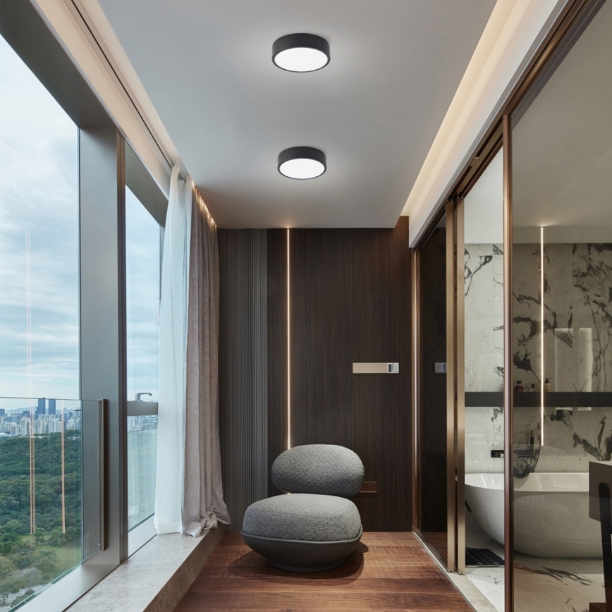 Brilagi - LED takarmatur POOL LED/18W/230V 3000/4500/6000K Ø 20 cm svart