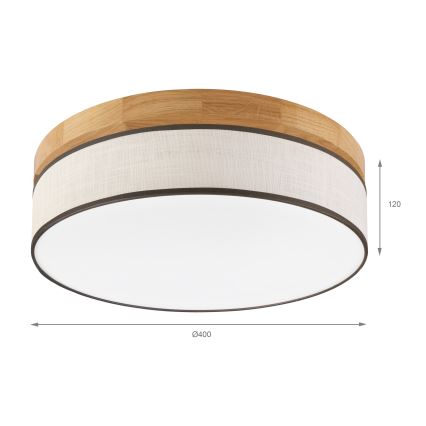 Brilagi - LED Taklamp BELLADONNA LED/36W/230V Ø 40 cm kräm/vit