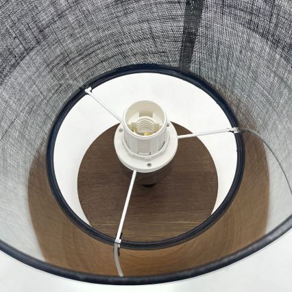 Brilagi - LED Taklampa ANTHONY 1xE14/60W/230V ek valnöt/svart