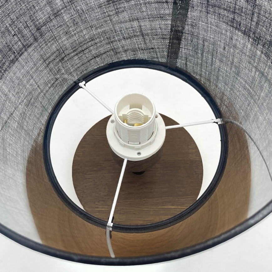 Brilagi - LED Taklampa ANTHONY 1xE14/60W/230V ek valnöt/svart