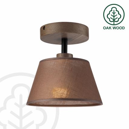 Brilagi - LED Taklampa ANTHONY 1xE14/60W/230V ek valnöt/brun
