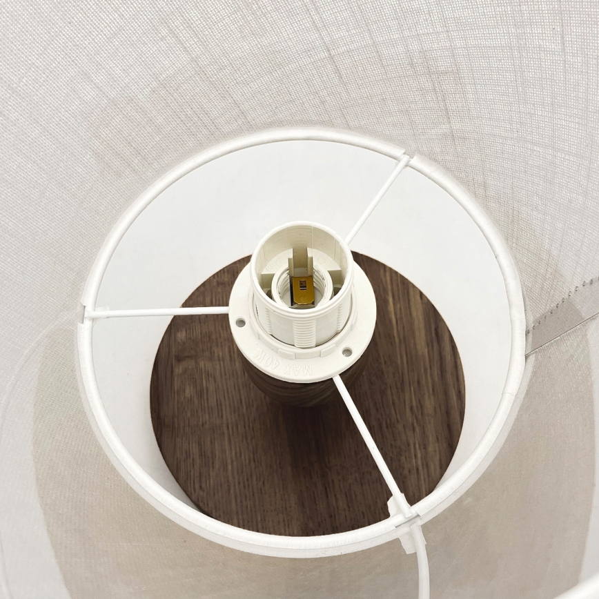 Brilagi - LED Taklampa ANTHONY 1xE14/60W/230V ek/nötvit