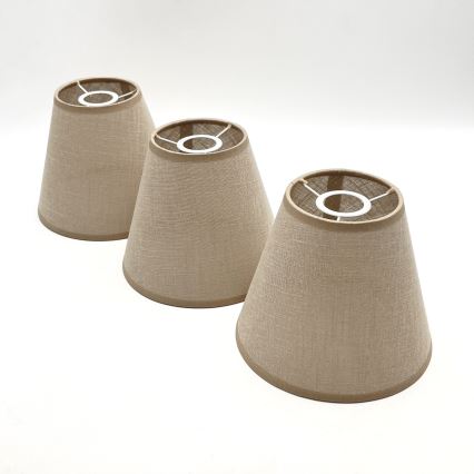 Brilagi - LED Takmonterad taklampa ANTHONY 3xE14/40W/230V ek valnöt/beige