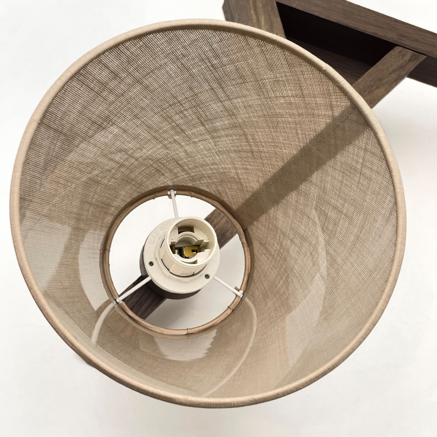 Brilagi - LED Takmonterad taklampa ANTHONY 3xE14/40W/230V ek valnöt/beige