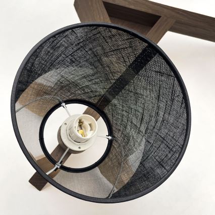 Brilagi - LED Taklampa ANTHONY 3xE14/40W/230V ek valnöt/svart