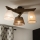 Brilagi - LED Taklampa ANTHONY 3xE14/40W/230V ek valnöt