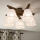 Brilagi - LED Taklampa ANTHONY 5xE14/40W/230V ek valnöt/vit