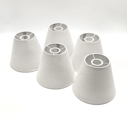 Brilagi - LED Taklampa ANTHONY 5xE14/40W/230V ek valnöt/vit