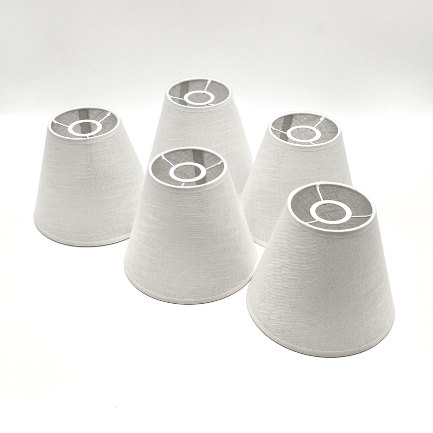 Brilagi - LED Taklampa ANTHONY 5xE14/40W/230V ek valnöt/vit