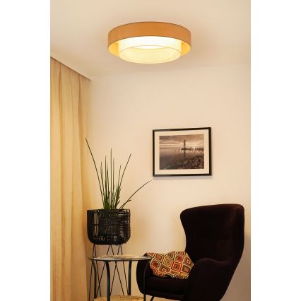 Brilagi - LED taklampa ARIZONA BOHO LED/26W/230V diameter 60 cm beige