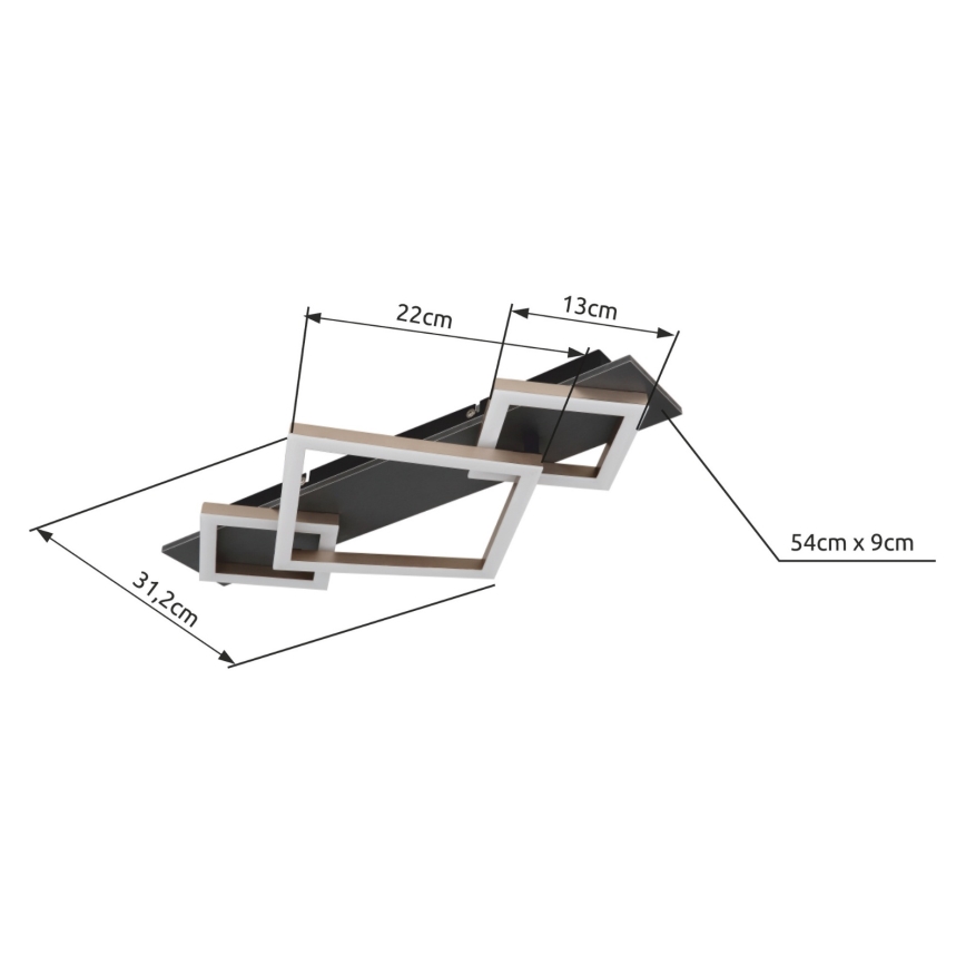 Brilagi - LED-taklampa AXIS LED/24W/230V