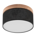 Brilagi - LED Taklampa BELLADONNA 1xE27/15W/230V svart/ek