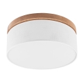 Brilagi - LED Taklampa BELLADONNA 2xE27/15W/230V diameter 40 cm vit/ek
