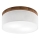 Brilagi - LED Taklampa BELLADONNA 2xE27/15W/230V diameter 40 cm vit/ek körsbär